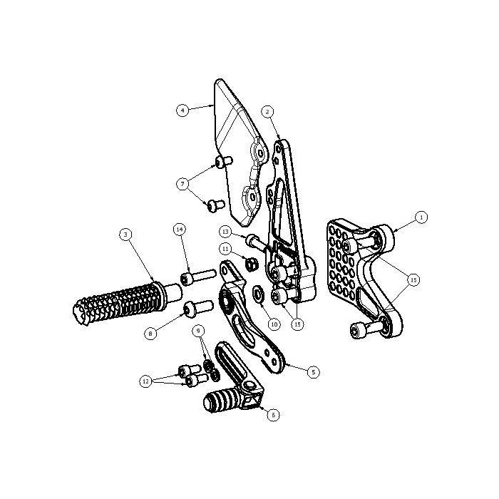 Click on a number to locate your part on the item list