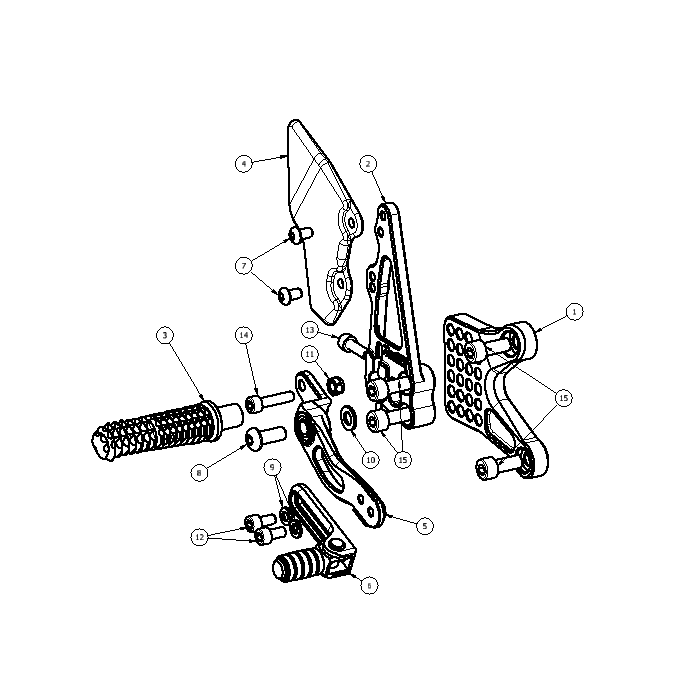 Click on a number to locate your part on the item list