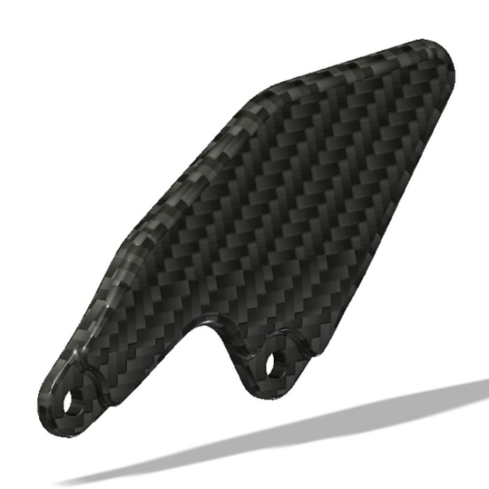 Left Side, Heel Guard, Carbon