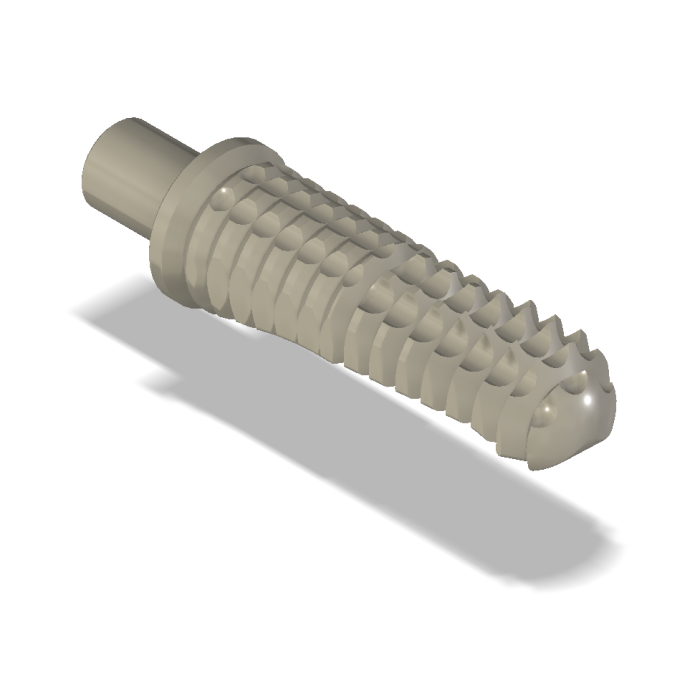 Foot Peg, Pinch -Type, Short (10mm Shorter Race Option), Aero Hard