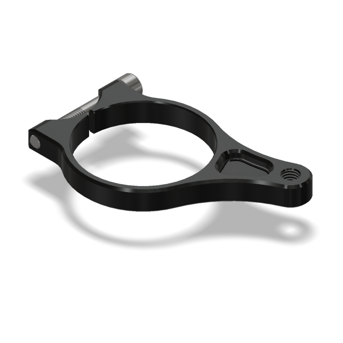 Damper Bracket, 53mm, Black