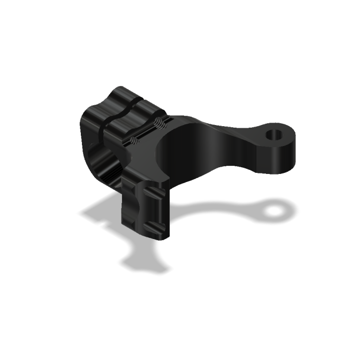 Handle Bar, Left Brkt., 51mm, Black