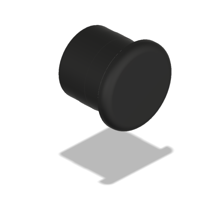 Inner Handle Bar Plug, Black Delrin