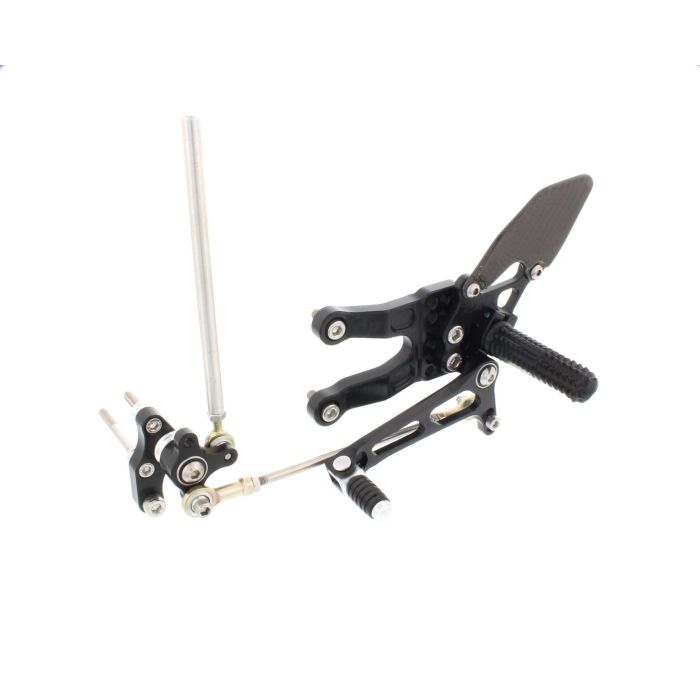 Rear Set Kit, Hon CBR600RR 07- , Black