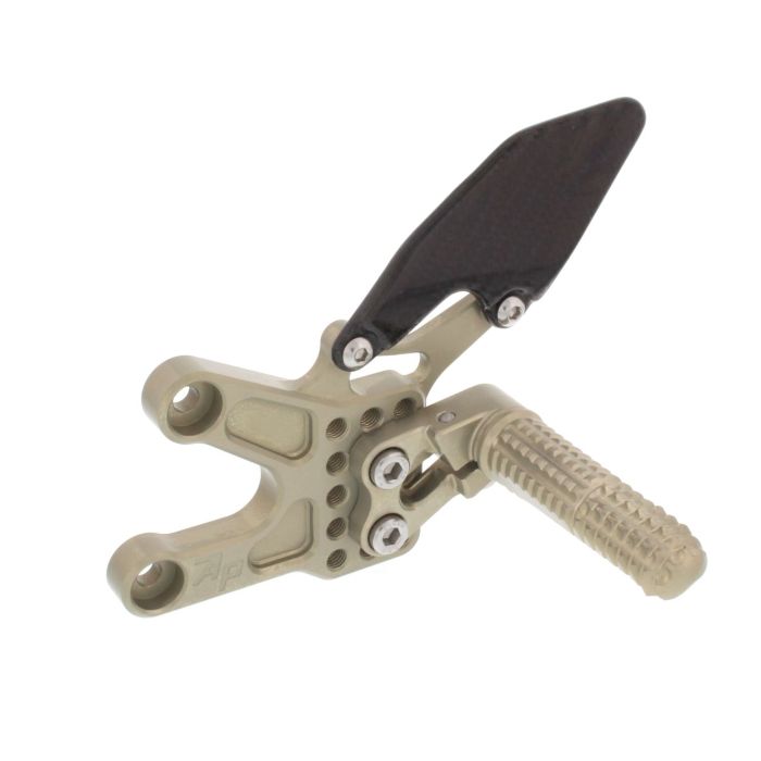 Rear Set Kit, Hon CBR1000RR 08-  , w/Shift Lever, Aero Hard