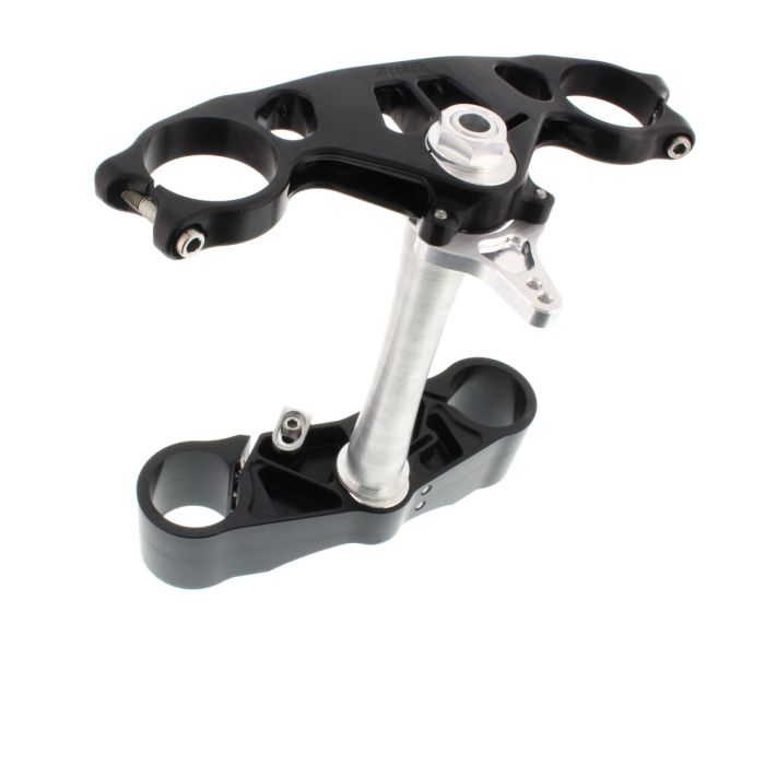 Triple Clamp Kit, GP, Ducati, 748S, 749S, 916, 998, 998S, 999,1098 (53-53mm SS), Black