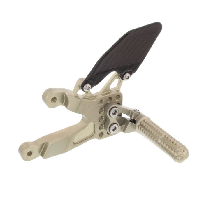 Rearset Kit with Shift Lever, BMW S1000RR, 2015- , Aero Hard