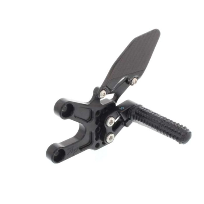 Rear Set Kit, Hon CBR1000RR 08-  , w/ Shift Lever, Black