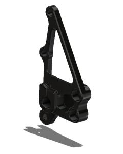 Rt., Peg Holder (8mm Master), YZF R1 09-14, Black