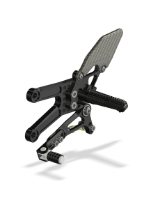 Rear Set Kit, ZX10R, 06-10, Black