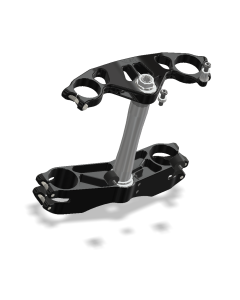 Triple Clamp Kit, GP, ZX-10 08-10, Black