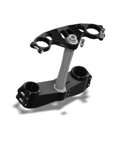 Triple Clamp Kit, ZX6R 09- , Black