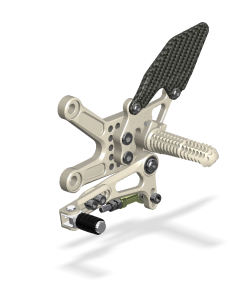 Rear Set Kit, ZX10R, 11-15 , Aero Hard