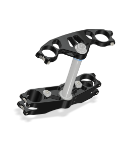 Triple Clamp Kit, GP, GSXR600 04-05, GSXR750 00-05, GSXR1000 01-06, Black