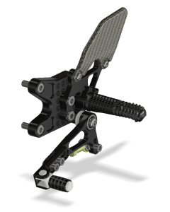 Rear Set Kit, GSXR600/750 04-05, Black