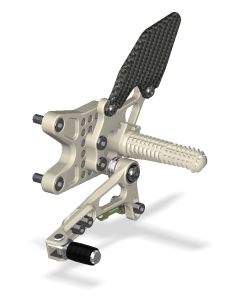 Rear Set Kit, GSXR600/750 04-05, Aero Hard