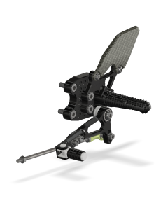 Rear Set Kit, GSXR1000 07-08, Black