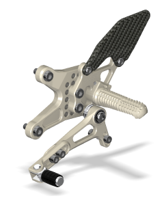 Rear Set Kit, 1290 KTM Superduke 14-19 , Aero Hard