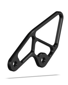 Left Side, Heel Guard, AL, Black