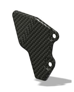 Rt. Side Heel Guard, Carbon, 8mm x 49mm