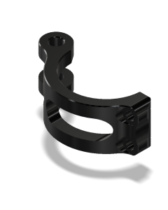 Handle Bar, Clamp, 50mm, Black