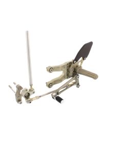 Rear Set Kit, Hon CBR600RR 07- , Aero Hard