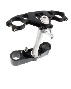 Triple Clamp Kit, GP, Ducati, 748S, 749S, 916, 998, 998S, 999,1098 (53-53mm SS), Black