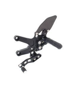 Rearset Kit, BMW S1000RR, 2010-   , Black