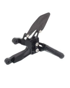 Rearset Kit with Shift Lever, BMW S1000RR, 2015-   , Black