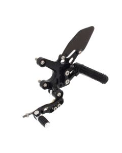 Rear Set Kit, Aprilia RSV4 10-16, Tuono 13-16, Black