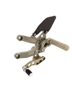 Rear Set Kit, Triumph 675 13- , Aero Hard