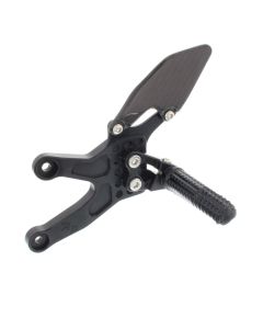 Rear Set Kit, YZF R1 09-14, w/Shift Lever,  Black