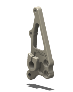 Rt., Peg Holder, Honda CBR600RR 07- , Aero Hard