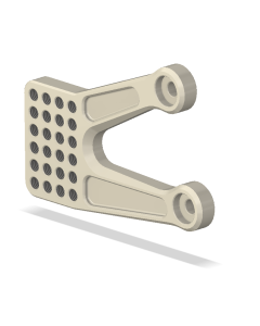 Rt. Bracket, Adj., SUZ GSXR 1000, 17 - , Aero Hard