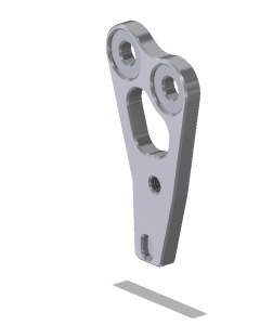 Bracket, Rear Brake Light Switch, Aprilia, Clear