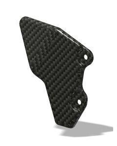 Rt. Side Heel Guard, Carbon, 6mm x 49mm