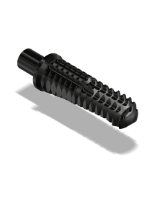 Foot Peg, Pinch -Type, Short (10mm Shorter Race Option), Black