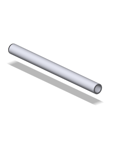 Handle Bar Tube (Lever Guard Mounting), 260mm, Silver