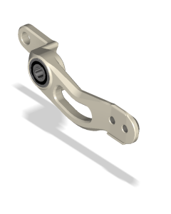 Brake Lever, Folding Type, Adjustable, 8mm, Aero Hard